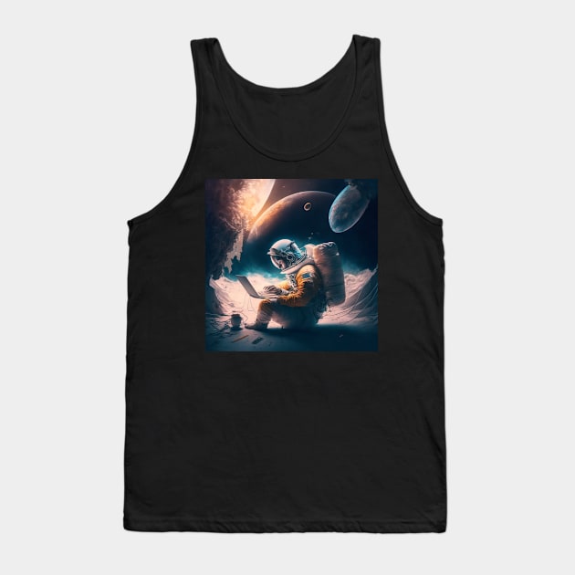 Content Creator in the Space Tank Top by Crafty Career Creations